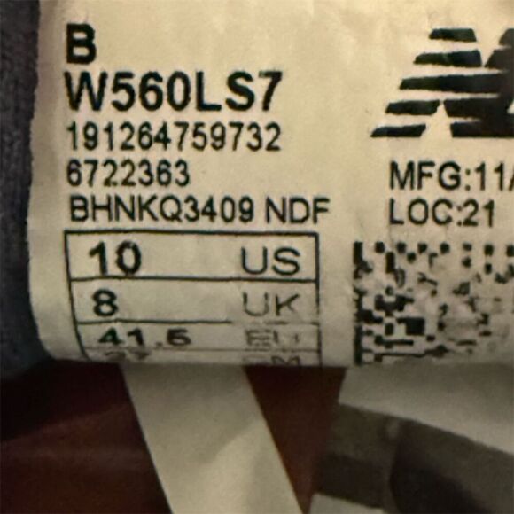 New Balance Women's 560 v7 Gray Teal Running Shoes Fitness Athletic Sneakers 10 - Picture 12 of 15